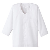 サーヴォ 【男性用】衿なし・七分袖調理衣 LL SV319 1着（直送品）