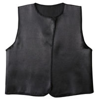 アーテック ソフトサテン ベスト 黒 S 19084 1セット(1枚×3)（直送品）