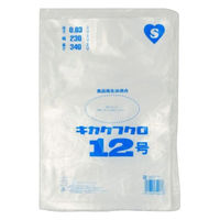 (株)ジャストタイム二十四 規格袋 12号 0.03mm 230×340mm 透明 s-kikaku12 1箱(1000枚×4小箱)（直送品）