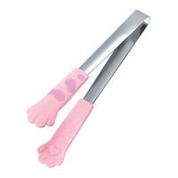 コーベック 薬味トング ちびにゃんこトング 猫の手 日本製 桃たま 267955 1個（直送品）