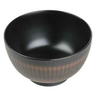 たつみや どんぶり 14cm ONES きらら 栃木目 プラスチック製 346779 1個（直送品）