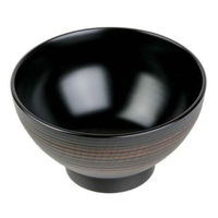 たつみや どんぶり 15cm ONES 千筋 栃木目 プラスチック製 346782 1個（直送品）