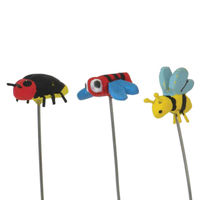 azi-azi ガーデンピック ミニピック ホタル トンボ ハチ 3種セット 368738 1個（直送品）