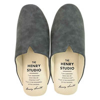 ティーライフ スリッパ Piede スリム型PUスリッパ ブラック(L) 410564 1個（直送品）