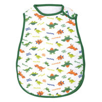 スケーター スリーパー ガーゼ 綿100% ディノサウルス ベビー 490613 1個（直送品）