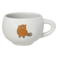 逸品社 マグカップ 300ml Rareni レアニ 陶磁器 ビーバー 490198 1個（直送品）