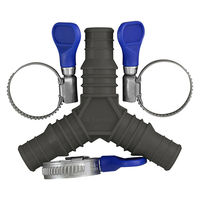 タカギ 【散水パーツ】 三ツ又ホース継手セット G153CGB 1個（直送品）