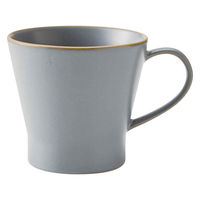 丸利玉樹利喜蔵商店 マグカップ 350ml エッジライン 陶器 食器 グレー 288101 1個（直送品）