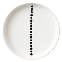 丸利玉樹利喜蔵商店 プレート L 20cm ドット 白 磁器 食器 ラインドット 288142 1個（直送品）