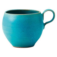 丸利玉樹利喜蔵商店 マグカップ 470ml Blueシリーズ 陶器 食器 笠間焼 日本製 ターコイズ 293018 1個（直送品）