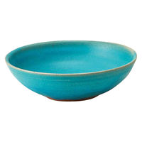 丸利玉樹利喜蔵商店 ボウル 14cm Blueシリーズ 陶器 食器 笠間焼 日本製 ターコイズ 293022 1個（直送品）