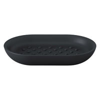 アントレックス ソープディッシュ umbra ジュニップ オーバル アンブラ 石鹸皿 ソープトレー ブラック 357428 1個（直送品）