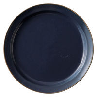 丸利玉樹利喜蔵商店 プレート 14cm SS エッジライン 陶器 食器 ブルー 367884 1個（直送品）