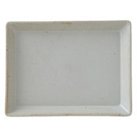 丸利玉樹利喜蔵商店 プレート 17.5cm L KASANE レクタングル 陶器 ホワイト 377166 1個（直送品）