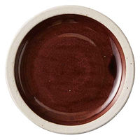 丸利玉樹利喜蔵商店 プレート 27cm Rashic 陶器 美濃焼 ブラウン 387750 1個（直送品）