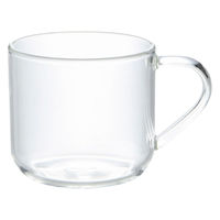 丸利玉樹利喜蔵商店 マグカップ 210ml S クリア CAFECA 耐熱ガラス 387755 1個（直送品）