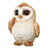 東洋石創 ガーデンオーナメント フクロウ 置物 459364 1個（直送品）