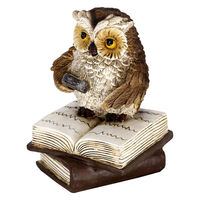 東洋石創 ガーデンオーナメント オウル 読書ルーペ ふくろう 置物 459371 1個（直送品）