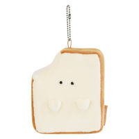 逸品社 キーホルダー もちっと食ぱんさん マスコット かじり 485489 1個（直送品）