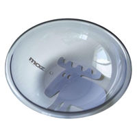 アンファンス 洗面器 moz アクリル製バス桶 湯桶 アクリル バスグッズ ブラック 336667 1個（直送品）