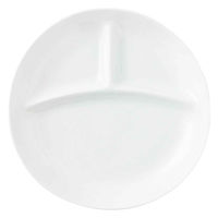 丸利玉樹利喜蔵商店 ランチプレート 23cm 軽量 ラウンド 磁器 377494 1個（直送品）