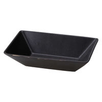 丸利玉樹利喜蔵商店 ボウル 13cm M KASANE レクタングル 陶器 ブラック 377175 1個（直送品）