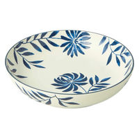 丸利玉樹利喜蔵商店 パスタプレート 20cm AIKA 硬質陶器 ボタニカルリーフ 377321 1個（直送品）