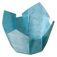 ヤマコー OP市松珍味入 小B 水色 200枚入 66660 1セット(200枚)（直送品）