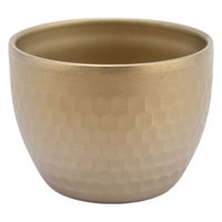 片力商事 チタン槌目ぐい呑み(二重構造) チタン陽極酸化発色 シャンパンゴールド PY-C022 1個（直送品）