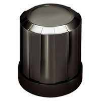 YAC ブラックシャインデコキャップ リア用 樹脂 33mm 10個入り CV269 1個（直送品）