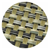 ケーアイ コースター 丸 10cm 格子柄 撥水 ビニール よもぎ 218526 1個（直送品）