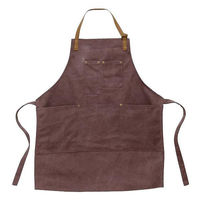 丸和貿易 アウトドア エプロン 80cm ワーク キャンバス 20oz パープル 354989 1個（直送品）