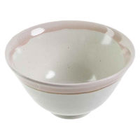 ケーアイ 飯碗 250ml 茶碗 obi 皿 食器 和食器 陶土 日本製 ピンク 358666 1個（直送品）
