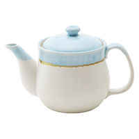 ケーアイ ポット 500ml obi ティーポット 急須 食器 和食器 陶土 日本製 ブルー 358671 1個（直送品）