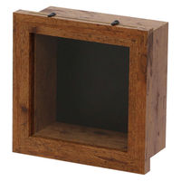 丸和貿易 クラフトボックス スクエアー ブラウン 359187 1個（直送品）