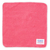 ウェーブ ミニタオル バックガーゼ 25×25cm ピンク 402591 1個（直送品）