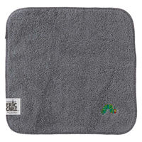 ウェーブ ミニタオル はらぺこあおむし 無撚糸 刺繍 20×20cm グレー 438682 1個（直送品）