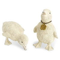 キシマ ガーデンオーナメント ダック 2羽 置物 452515 1個（直送品）