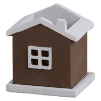 アビテ フラワーポット コティ スクエアポット S 植木鉢 ブラウン 457753 1個（直送品）