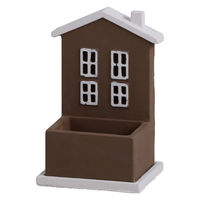 アビテ フラワーポット コティ トールポット 植木鉢 ブラウン 457765 1個（直送品）