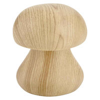 キシマ オブジェ 北欧風木調マネーバンク 陶器 マッシュルーム 468159 1個（直送品）