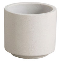 アビテ 植木鉢 モノクローム ポット S ホワイト 474916 1個（直送品）