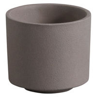 アビテ 植木鉢 モノクローム ポット M グレー 474919 1個（直送品）