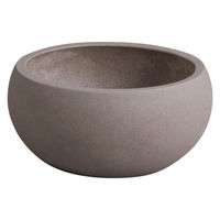 アビテ 植木鉢 モノクローム ボールトレー S グレー 474929 1個（直送品）