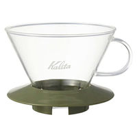 カリタ Kalita ドリッパー ガラスドリッパー185 アーミーグリーン 487585 1個（直送品）