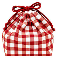 イエロースタジオ ランチ巾着 24t.f.L 保冷ランチ巾着 レッド 489832 1個（直送品）