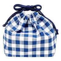 イエロースタジオ ランチ巾着 24t.f.L 保冷ランチ巾着 ブルー 489833 1個（直送品）