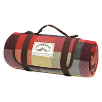 丸和貿易 レジャーシート オーセンティック チェック S 130×150cm コンパクト マドラス 489871 1個（直送品）