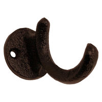 丸和貿易 フック キャストアイアン B 壁掛け ラスティ 489959 1個（直送品）