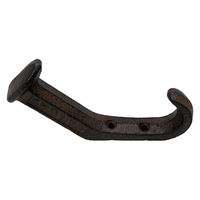 丸和貿易 フック キャストアイアン I 壁掛け ブラック 489978 1個（直送品）